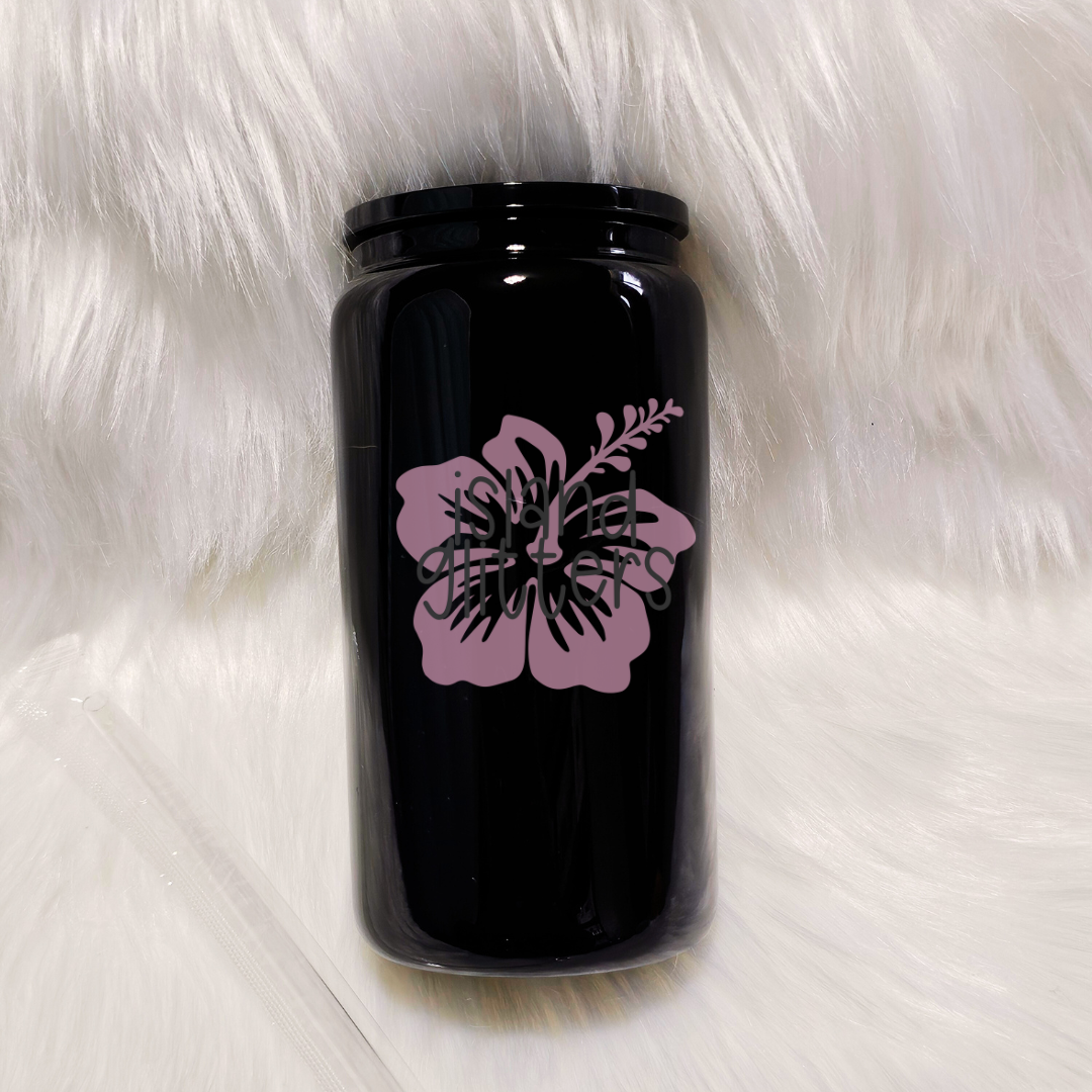 TUMBLERS - BLACK GLASS