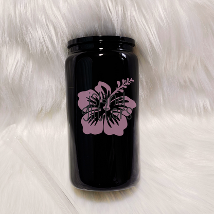 TUMBLERS - BLACK GLASS