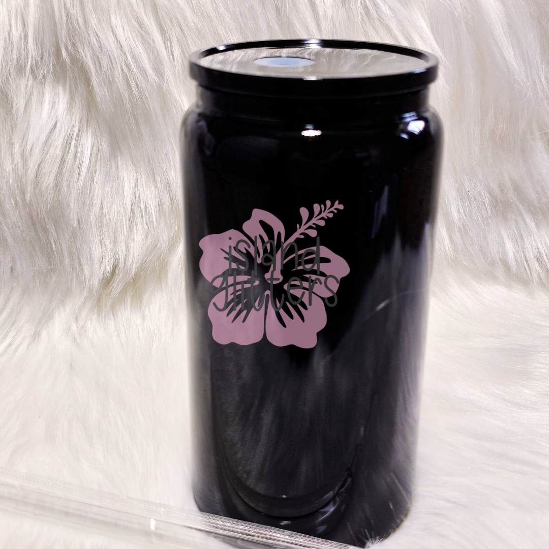 TUMBLERS - BLACK GLASS