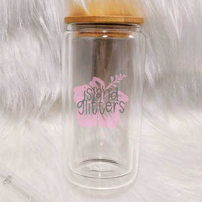 TUMBLERS - 20oz GLASS SNOW GLOBE