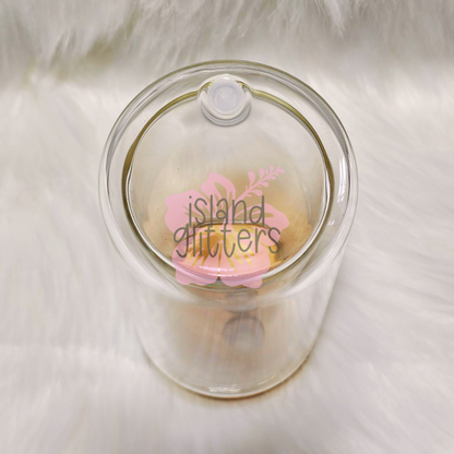 TUMBLERS - 20oz GLASS SNOW GLOBE