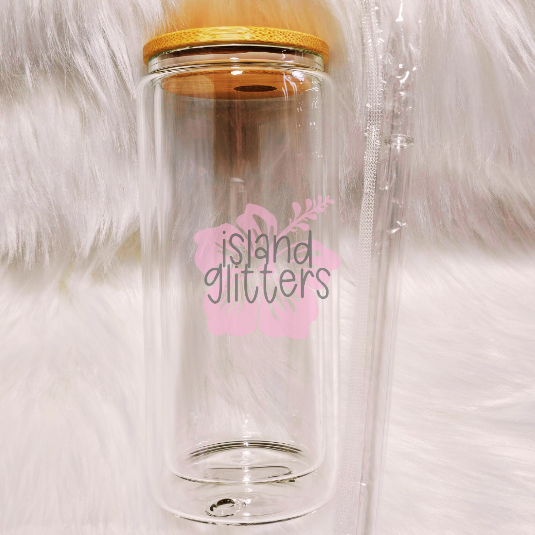 TUMBLERS - 25oz GLASS SNOW GLOBE