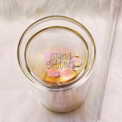 TUMBLERS - 25oz GLASS SNOW GLOBE